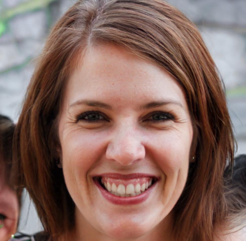 AI ethics specialist conducting training session